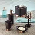 thumbnail image 2 of InterDesign York Metal Facial Tissue Box Cover/Holder for Bathroom - Bronze, 2 of 2