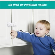 Cabinet Locks Child Safety Locks,Baby Safety Cabinet Locks - Baby Proofing Cabinet Kitchen System with Strong Adhesive Tape