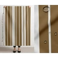 thumbnail image 3 of Soimoi Stripe Print Waterproof Fabric | Outdoor Material by the Yard | Tear-Resistant, UV Safe | Great for Bags, Rainwear, Covers & Curtains, Awning Cover Cloth - Brown, 3 of 7