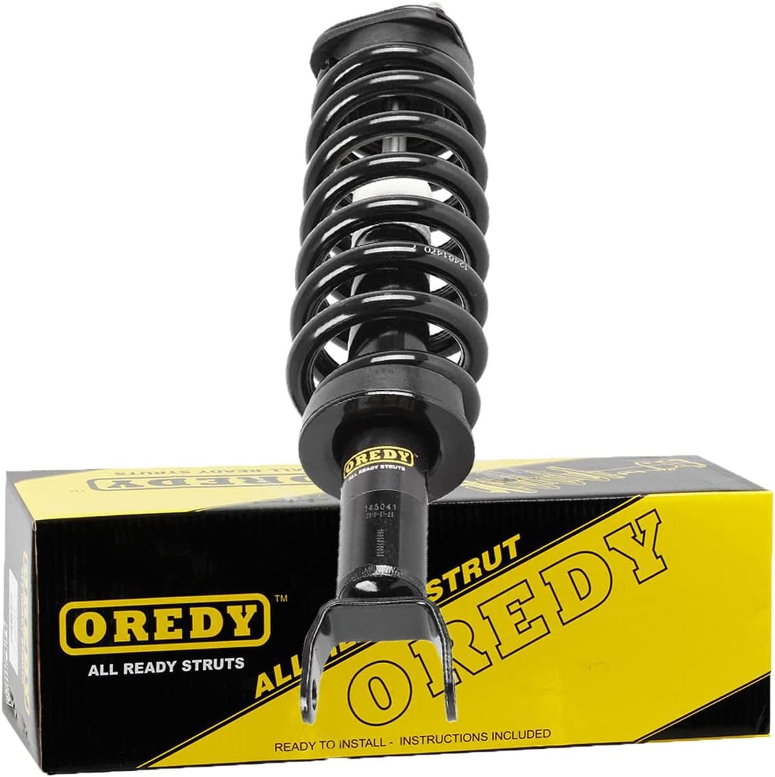 OREDY Front Strut Assembly with Coil Spring Suspension Replacement for
