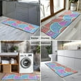 thumbnail image 2 of Pink Blue Lemon Fruit Slices Kitchen Rug Mat,Kitchen Runner Rugs Non Skid Washable,Decorative Kitchen Floor Mats for Kitchen,Sink,Laundry,17"X47", 2 of 5