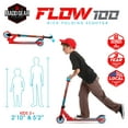 Madd Gear Flow 100 Folding Kids Inline Kick Scooter Lightweight