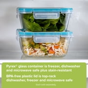 (2 pack) Snapware 8 Cup Clear Food Storage Container, Well Suited to Refrigerator Organization