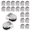 thumbnail image 2 of 20pcs Stainless Steel Glass Holder Glass Clamp, 2 of 5
