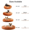 thumbnail image 2 of Home Soft Things Shaggy Pet Bed-Burnt Orange - 23" x 23" x 6", 2 of 7