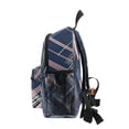 thumbnail image 4 of FORMRS School Backpack with Front Zippered Pocket 12" Student Travel Daypack, Black Stripes, 4 of 6