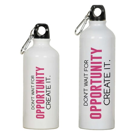 

Printtoo Travel Water Bottle Dont Wait For Opportunity Create It Print Aluminum Sport Bottle Kids 650ml/21.9oz