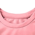 thumbnail image 6 of Women's Valentines Sweatshirt Long Sleeve Heart Oversized Shirts Crewneck Cute Ribbed Pullover Sweater Tops, M Pink, 6 of 7