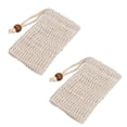 thumbnail image 3 of 4PCS Linen Soap Mesh Bag with Pouch Holder for Foaming and Drying The Soap, 3 of 7