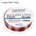 thumbnail image 2 of Uxcell Ligne de Pêche en Nylon Monofilament Enduit de Fluorocarbone 109Yard 17Lb Rouge Vin, 2 of 7