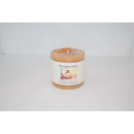 French Vanilla, 3" Pillar Candle, Winnisquam Candle
