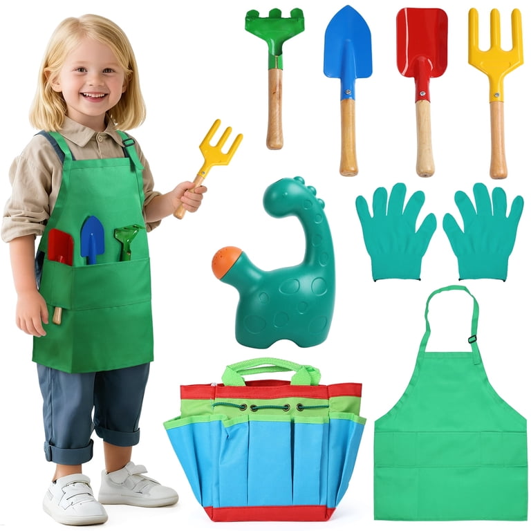 JoyStone Kids Gardening Set, Dinosaur Watering Can 19 Pieces photo 8