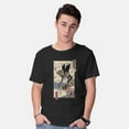 thumbnail image 2 of TeeFury Men’s Graphic T-shirts Eva Ukiyo-E - Anime | Tv Show | Black | Large, 2 of 6