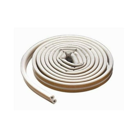 M-D Building Products 63628 17' All-Climate Extreme Temperature EPDM Rubber D-Profile Weatherstrip (White)