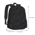 thumbnail image 4 of Hirioo Spider Web Black for Minimalist Backpack Large Capacity Backpack Travel Backpack For School, 4 of 8