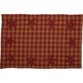 thumbnail image 4 of VHC Brands Appliqued Star Rectangle Placemats, Burgundy, 12x18, Set of 6, 4 of 7