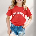 thumbnail image 2 of Baby Shirt Girl Shirt Size 6t Boy And Girl Fashion Casual Print Round Neck Loose Short Sleeve T Shirt Top, 2 of 4