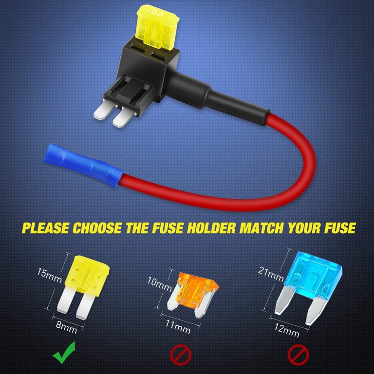 Nilight - - Nilight 10 Pack Micro 2 Fuse TAP 12V Car Add a Circuit ATR Blade Adapter with 20A II Fuses Holder Add On Dual Circuits Adapters for Cars Trucks Nilight - - Nilight 10 Pack Micro 2 Fuse TAP 12V Car Add a Circuit ATR Blade Adapter with 20A II Fuses Holder Add On Dual Circuits Adapters for Cars Trucks