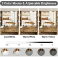 thumbnail image 4 of 56in Makeup Vanity Desk with Stool&Mirror and LED Lights,Dressing Table with Drawers and 3 Tier Shelves, Makeup Table Set with Power Outlet,Vanity Desk and Stool Set for Bedroom ﻿, 4 of 8