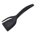 thumbnail image 1 of Monstrate Pinza de espátula para panqueques compacta y ligera 2 en 1 para cada cocina Antiadherente resistente al calor Cocina y Comedor Negro, 1 of 6