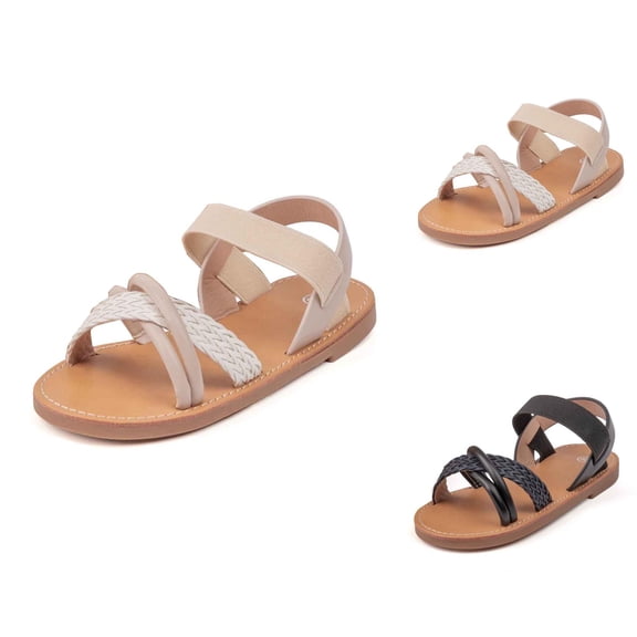 Kids Sandals for Girls, Summer Shoes with Breathable Design, Toddlers Lightweight Comfortable Casual Outdoor Walking Shoes (1-7 Years )