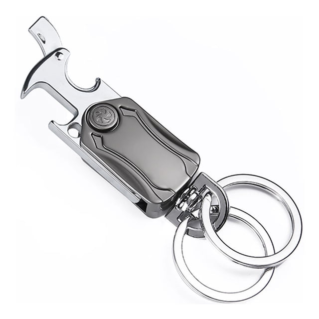 Nueva Hebilla Llavero Metal Creativa Aleación Alta Abridor Botellas Multifuncional Llavero Cintura para Hombres Llavero Coche (con Video)