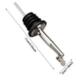 thumbnail image 3 of Automatic Stainless Steel Pourer With Auto Lit Lids For Precise Pouring And Freshness Preservation Olive Oil Soap Shot Filler And Holder System Animal Stopper Liquor Bottle Spouts Pods compatible with, 3 of 4