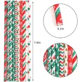 thumbnail image 4 of 25 pajitas de papel navideñas con forma de copo de nieve, decoraciones navideñas para el hogar, fiesta de Navidad y Año Nuevo 2023, 4 of 5