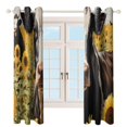 thumbnail image 3 of Farm Cows Window Curtain Panels Grommet Blackout Curtains Blackout Curtains for Living Room, 3 of 7