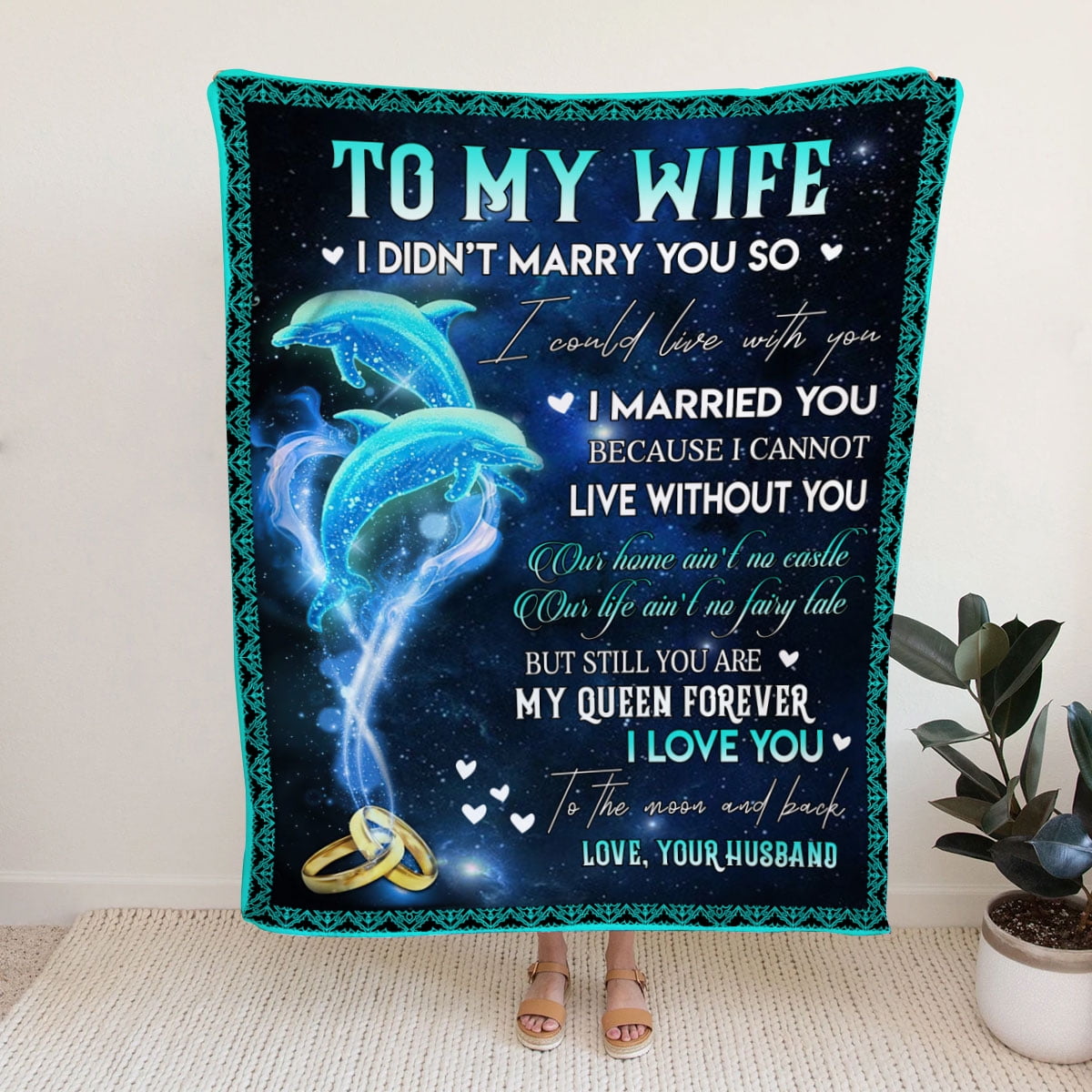 To my gorgeous wife blankets hotsell