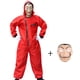 thumbnail image 2 of Ladrón de disfraz de Halloween para hombre y niño, traje de payaso de la película española, mono con capucha rojo para adultos y niños, 2 of 5