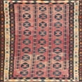 thumbnail image 1 of Ahgly Company Indoor Square Contemporary Chestnut Brown Abstract Area Rugs, 8' Square, 1 of 6