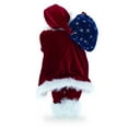 thumbnail image 5 of Standing Santa Fabric Figurine 18 Inches, 5 of 5