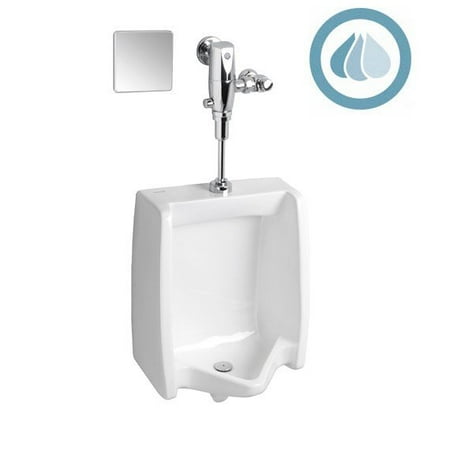 American Standard 6590.530.020 Commercial Urinal and Selectronic AC Flush Valve Combo, White