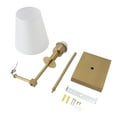 thumbnail image 2 of Sombra de Luz de Pared Retro, E26 E27 White Industrial Fatid Fatid Lamm -Lamps Scierra para escalera Para Dormitorio, 2 of 7