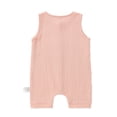 thumbnail image 6 of MICHLEY Cotton Baby Sleeveless Romper, Unisex Summer Jumpsuit Outfit for Infant Toddler Boys Girls, 0-24 Months, 6 of 9