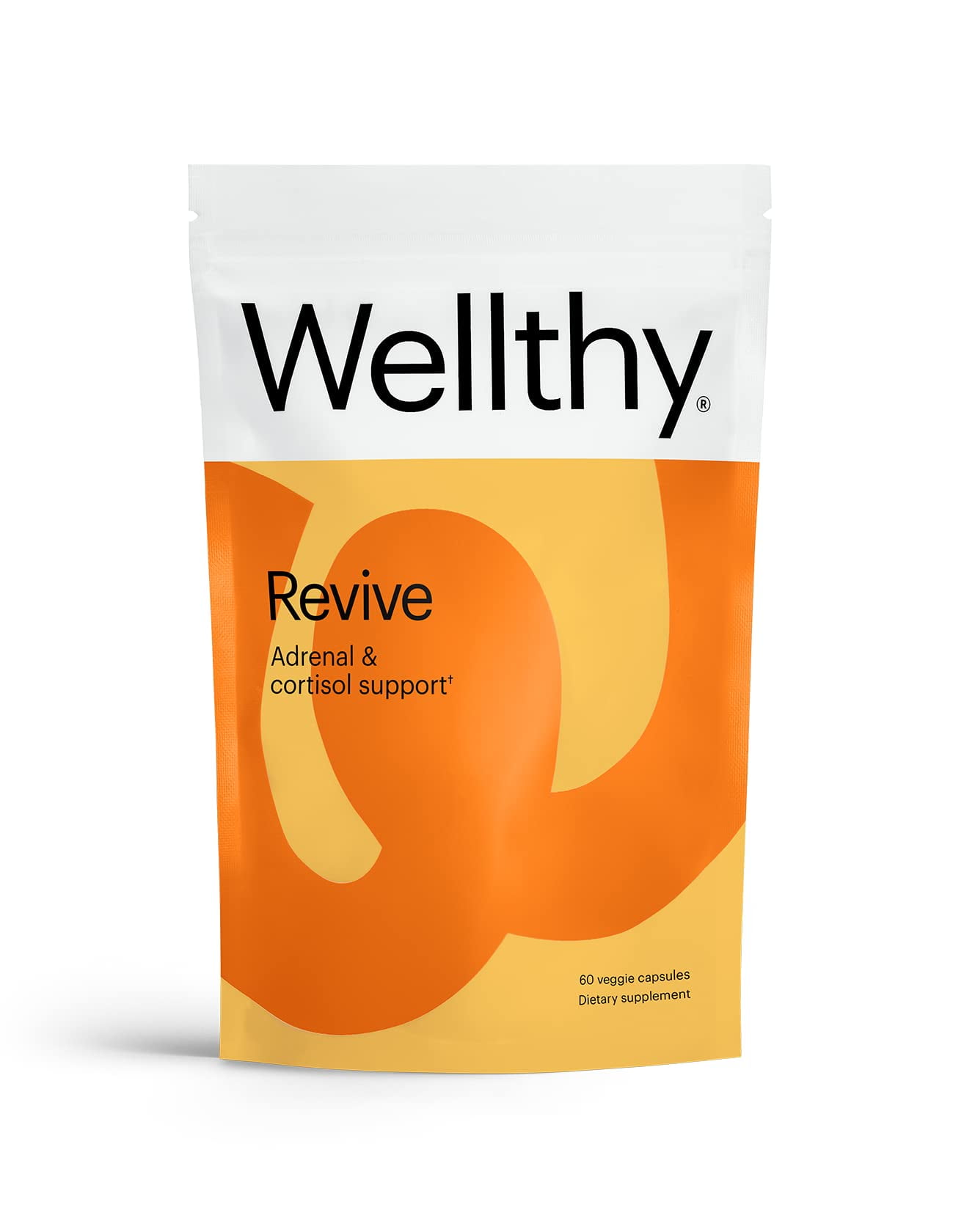 Wellthy Revive Adrenal Supplement & Cortisol Support Boost Energy and
