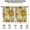 thumbnail image 2 of Blackout Kids Curtains,Sunflower Childrens Insulated Curtains Set Of 2,Bedroom Essentials,Toddler Room Decor 42x54in(106x137cm), 2 of 4