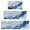 Blue Marble Gold-1, variant on Blue Marble Gold Wave Pattern Kitchen Rugs Sets Of 3,Kitchen Runner Rugs Non Skid Washable,Decorative Kitchen Floor Mats for Kitchen,Sink,Laundry,17"x30" 17"x47" 17"x59"