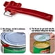 thumbnail image 3 of Abrelatas manual de seguridad, diseño ergonómico antideslizante con corte lateral liso, abrelatas profesional de acero inoxidable que no toca los alimentos Rojo Verde Cocina, Decoración y Otros, 3 of 5