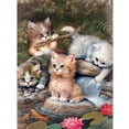 thumbnail image 1 of Kit 5D Cuentas Cuadradas Completas Gato Pared DIY Mosaico Artesanal, 1 of 9