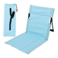 thumbnail image 1 of S SERENABLE Folding Camping Backrest Floor Seat for Trekking Sporting Events Backpacking Light Blue, 1 of 9