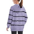thumbnail image 5 of Utoimkio Toddler Boy Girls Striped Print Long Sleeve Hoodie Sweatshirt Pullover Tops Casual Loose Fall Blouses for Kids 4-14 Years, 5 of 7