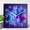Modern Vintage Style14, variant on Wooden Wall Clock Silent Non-Ticking ,Purple Blue Pink Gradient Color Abstract Watercolor Wooden Square Rustic Coastal Wall Clock Decor for Home Kitchen Living Room Office, Battery Operated(12 Inch)