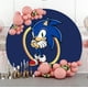 thumbnail image 4 of Fondo de fotografía redondo de Sonic The Hedgehog para fotografía, suministros para fiestas de cumpleaños, baby shower, pancarta personalizada, 4 of 5