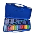 thumbnail image 2 of 25 Notes Glockenspiel Xylophone Hand Knock Xylophone Percussion Rhythm Musical Teaching Instrument with Case 2 Mallets for, 2 of 7
