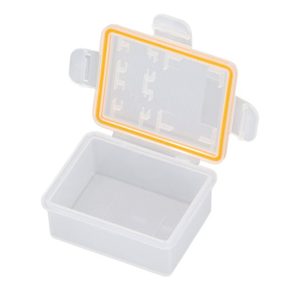 Camera Battery Storage Case, 3 Snap Closures Camera Battery Storage Card Case ABS for NP FZ100