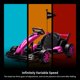 thumbnail image 3 of Yeshouse go-kart eléctrico para niños, 24V, 2 motores de 200W, 12km/h, altura ajustable, ideal para derrapes y carreras al aire libre, para mayores de 6 años, 3 of 7