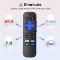 thumbnail image 7 of Replacement Remote Control Only for Roku TV-Compatible for TCL Roku/Hisense Roku/Onn Roku/Sharp Roku/Element Roku/Westinghouse Roku/Philips Roku Smart TVs, 2 pack, 7 of 7