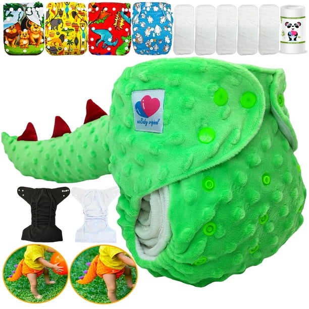 Pañal Ecológico de Tela Reutilizable para bebés con Rollo de Bambú Ecobaby Original Ecobaby Original Estampado
